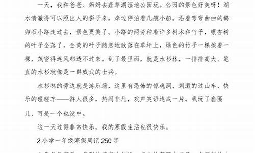 周记250字_周记250字周末趣事